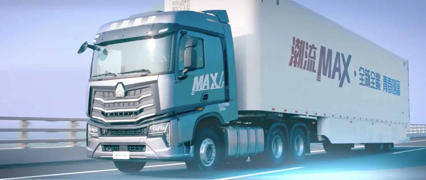 Đầu kéo Howo max 440 mầu nâu kéo container kín