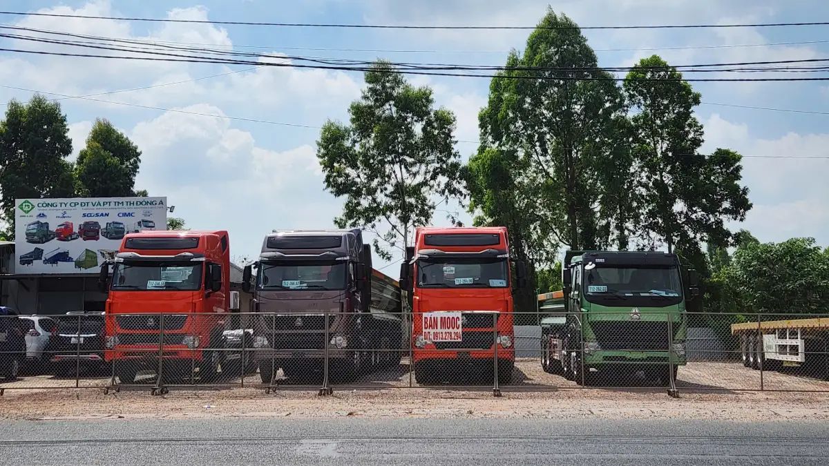 Bãi xe Đông Á tại Bắc Giang