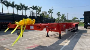 Mooc xương 40ft soosan mầu cam được ra mắt chưng bày
